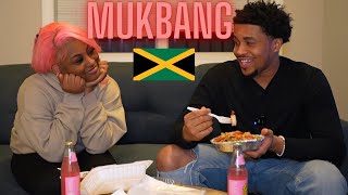 TRYING JAMAICAN FOOD FOR THE FIRST TIME  MUKBANG [upl. by Caddric]