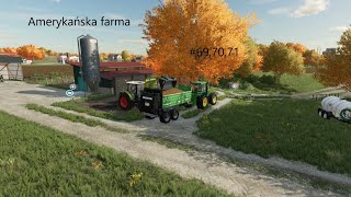 fs22 Amerykańska farma 697071 🚜 rozworzenie obornika 💩 amp siew pszenicy jęczmienia [upl. by Nivad605]