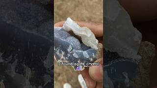 🔮Agate crystalytshorts shorts crystalsrock gemstones hunting mining [upl. by Vine340]