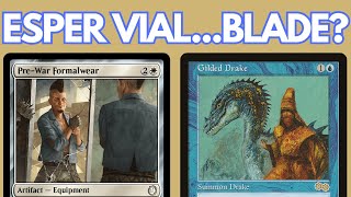 ESPER VIAL BLADE Legacy Esper Vial Stoneblade with PreWar Formalwear and tons of value MTG [upl. by Magnus833]