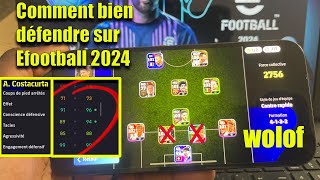 Comment bien défendre sur efootball 24 mobile efootball efootball2024 pesmobile2024 tutorial [upl. by Newra484]