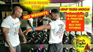 ERROL SPENCE JRS STRENGTH AND CONDITIONING COACH TRAINS BLACK FIGHT FAN LIKE A PRO NAWFTEXASMUSCLE [upl. by Chud]