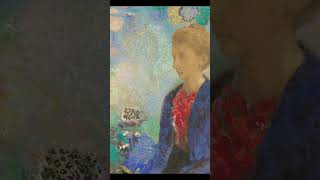 a1725 Odilon Redon French 18401916 shorts art painting classical publicdomain [upl. by Eiser]