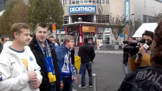 Match France  Bosnie supporter Bosniaque devant le stade de France [upl. by Innek]