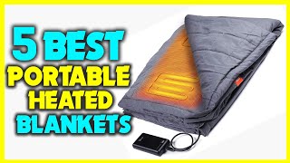 ✅Top 5 Best Portable Heated Blankets Review 2024  Best Electric Blanket for Camping to Buy 2024 [upl. by Nyllek]