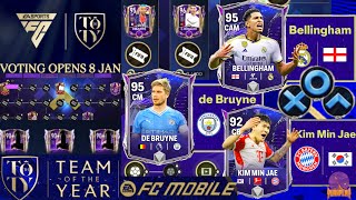 FIKS NEXT EVENT TOTY 8 JANUARI VOTING NOMINASI PEMAIN TOTY BAHAS UPDATE EVENT FC MOBILE YUAHPLAY [upl. by Idnek701]