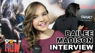 Bailee Madison Talks TROPHY WIFE ONCE UPON A TIME amp More [upl. by Nnaacissej]