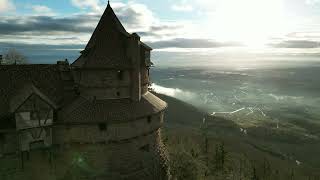 A grand german castle in France  Château du HautKœnigsbourg [upl. by Assirat]