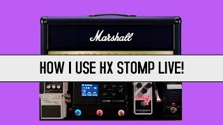 HOW I USE HX STOMP ON MY PEDALBOARD [upl. by Oruntha]