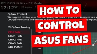 How To Setup amp Control ALL PC Fans Speeds On Asus Motherboards Without Armoury Crate [upl. by Naved]