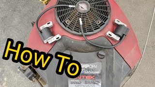 Coil Install Briggs V Twin How To [upl. by Catt]