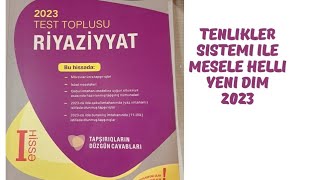 Tenlikler sistemi ile mesele helliYeni Toplu 2023guvensinaq mhm dim 2ciqrup blok 1ciqrup [upl. by Cathey]