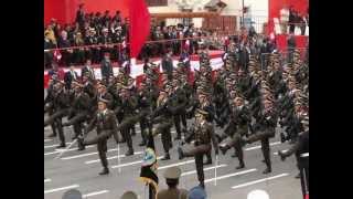 quotZARUMILLAquot  Marcha Militar Peruana [upl. by Llerdnod]