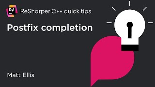 ReSharper C Quick Tips Postfix Completion [upl. by Pihc927]