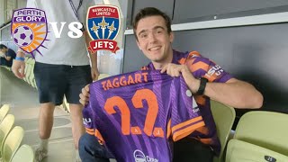 MY FIRST ALEAGUE WOMENS GAME Perth Glory vs Newcastle Jets  Matchday Vlog [upl. by Cloots230]