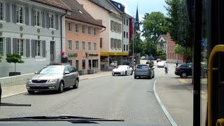 Postauto Zürich  Linie 504 Bülach Bahnhof  Oberglatt Bahnhof  MAN Lions City G [upl. by Dalis]