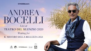 Andrea Bocelli  Live at Teatro del Silenzio 2020 Waiting For quotIl Mistero Della Bellezza 2021quot [upl. by Emmerich]