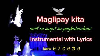 Maglipay kita  Awit sa sugat sa pagkabanhaw Instrumental with Lyrics request by Daicy Cultura [upl. by Gerfen]