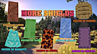 MAS ESCUDOS ADDON para MINECRAFT PE Y BEDROCK 118 [upl. by Parrish]