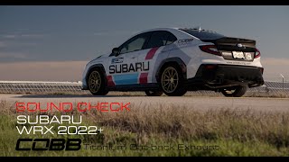 COBB Tuning  Sound Check  VB WRX Titanium CatBack Exhaust [upl. by Feodore]