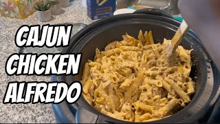 Cajun Chicken Alfredo Crockpot Recipe [upl. by Renick]