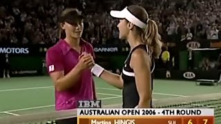 Martina Hingis vs Samantha Stosur 2006 Australian Open R4 Highlights [upl. by Eeresid481]