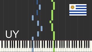 National anthem of Uruguay🇺🇾  Himno Nacional de Uruguay Piano [upl. by Areid]