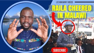 Raila Odingas Electrifying Speech at Saulos Chilimas Funeral in Malawi Sends Crowds Wild 🔥 [upl. by Narine547]