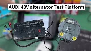 AUDI 48V alternator Test Platformcarrepair supercars 48Vev [upl. by Edee247]