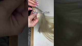 How about this pu weft hair  hairsalon hairtok hairextentions hairstyle [upl. by Elisee69]