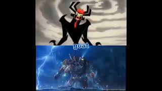 Aku samurai jack vs crimson typhoon Pacific rim [upl. by Auop]