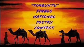 Dirty Joke “Timbuktu” Finals National Poetry Contest V [upl. by Anilat]