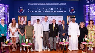 Official WTA Tournament Week Draw Ceremony dubaitennis wtatennis tennis [upl. by Talley]