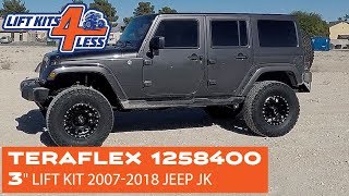 Teraflex 1258400 3quot Lift Kit Installed on a 2018 Jeep JK Unlimited by Liftkits4less [upl. by Demp419]