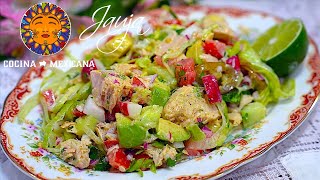 Ensalada de Salpicón de Atún con Mi Aderezo Favorito [upl. by Gruchot]