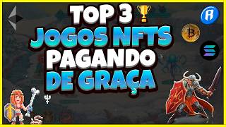 TOP 3 JOGOS NFTS PAGANDO EM 2024  GRÁTIS PARA JOGAR E GANHAR [upl. by Rhiamon]