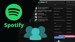 COMO HACER UNA PLAYLIST COLABORATIVA EN SPOTIFY [upl. by Eicyak]