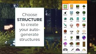 ADDONS MAKER for MCPE Guide Part 1 How to create addon with autogenerate structures [upl. by Mirielle264]