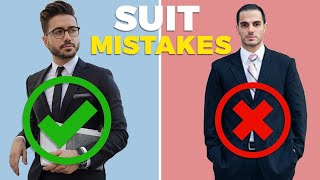 10 SUIT MISTAKES MEN MAKE  How a Suit Should Fit [upl. by Nosirrag]