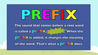 Prefixes for kids Part 2Grade 1 2 3 What are prefixes  Prefixes [upl. by Kalli442]