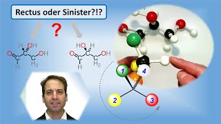 Chiralität und Naturstoffe Teil 2  Absolute Konfiguration R und SNomenklatur [upl. by Reld]