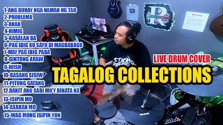 NONSTOP TAGALOG SONG LIVE DRUM COVER REY MUSIC COLLECTION [upl. by Ellsworth]