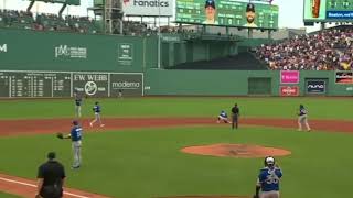 Red Sox Runner Celebrates Home Run Prematurely and Loses Game [upl. by Iveel]