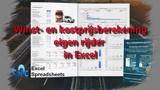 Winst en kostprijsberekening eigen rijder in Excel ✅ [upl. by Jim587]