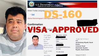 USA 🇺🇸 Visa Approved after 2 refusals from Saudi Arabia B1B2 visa Question and answer [upl. by Solberg364]