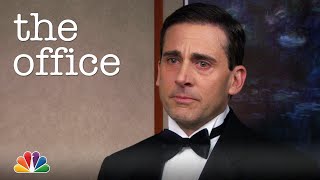 Michael Scott’s Emotional Farewell Song “9986000 minutes”  The Office [upl. by Annayehc72]