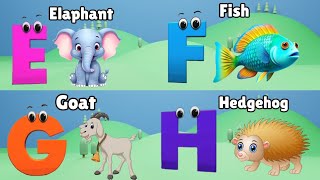 ABC Song for Toddlers  Phonics for Kids  Learn ABC for Kids  English Alphabet Letters [upl. by Llerraj523]