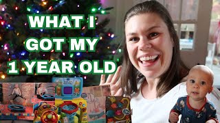 1 YEAR OLD GIFT IDEAS  BIRTHDAY amp CHRISTMAS  CHRISTMAS GIFT IDEAS FOR 1 YEAR OLD [upl. by Siroved]