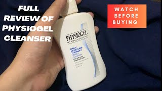 Physiogel daily moisture therapy cleanser Review of physiogel cleanser [upl. by Erdda879]