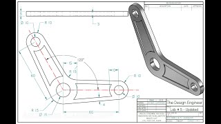 Solid Edge 2024 Tutorial  Lab 5 Updated  2 [upl. by Llerrem]